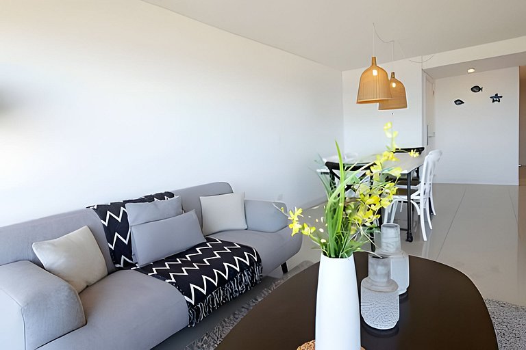 Maravilhoso apartamento com vista para o mar, Punta.