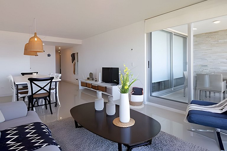 Maravilhoso apartamento com vista para o mar, Punta.