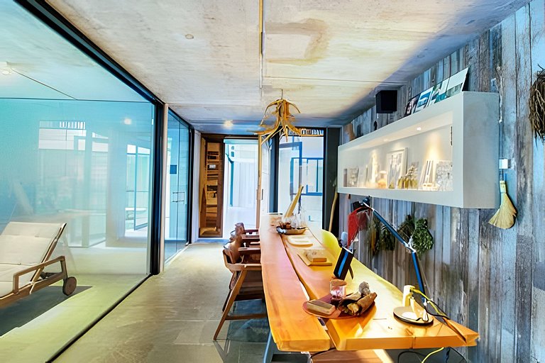 Apartamento com amenidades de spa em Punta.