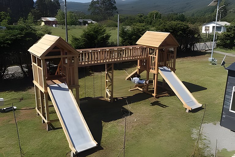 Cabana em complexo privado, a passos do mar, Curanipe.