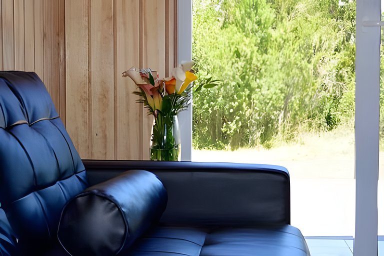 Cabin in a private complex, steps from the sea, Curanipe.