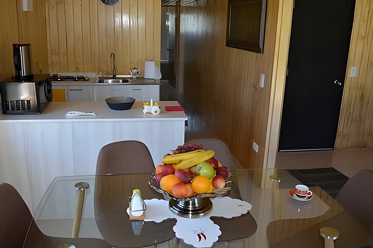 Cabana em complexo privado, a passos do mar, Curanipe.