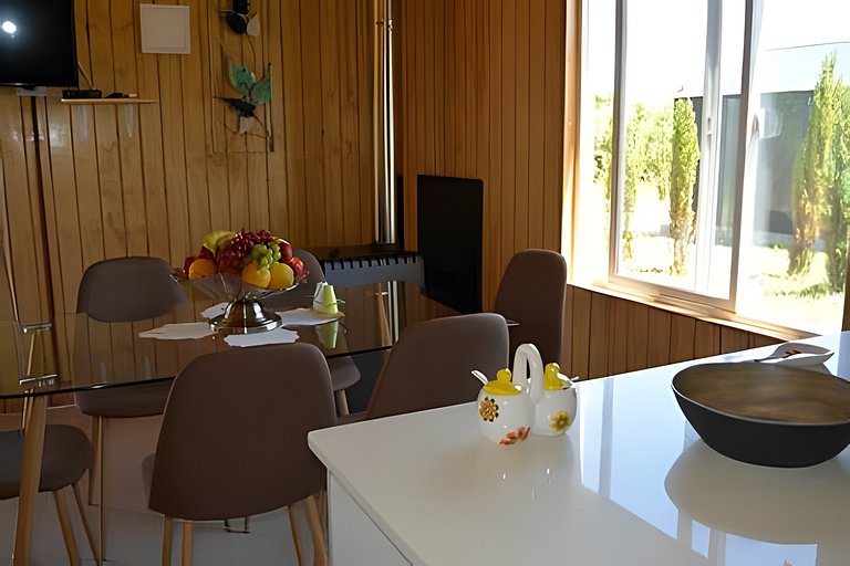 Cabana em complexo privado, a passos do mar, Curanipe.