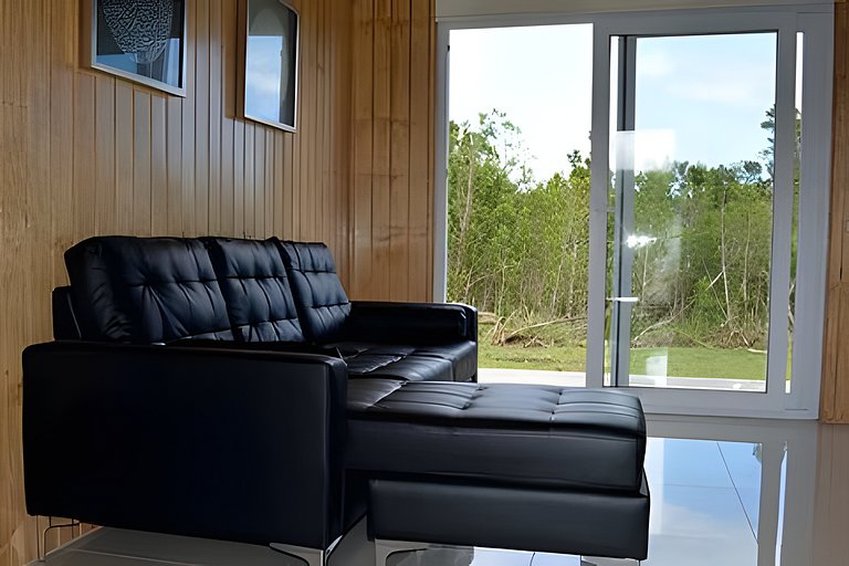 Cabin in a private complex, steps from the sea, Curanipe.