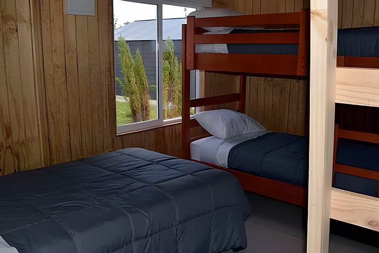 Cabana em complexo privado, a passos do mar, Curanipe.