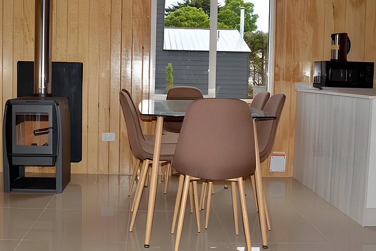 Cabana em complexo privado, a passos do mar, Curanipe.