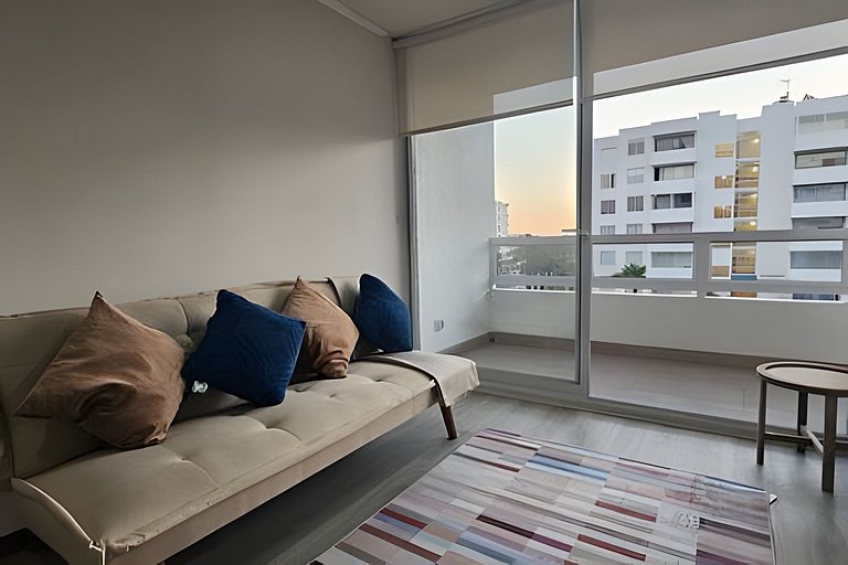 Apartment minutes from Faro Monumental, La Serena.