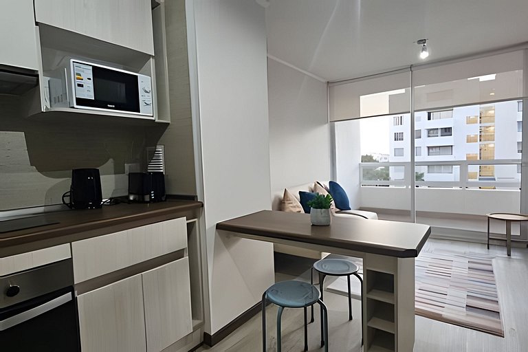 Apartment minutes from Faro Monumental, La Serena.