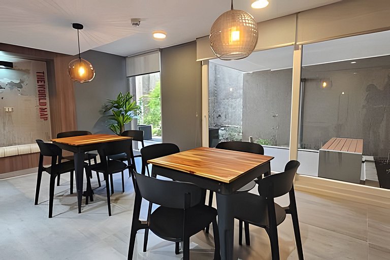 Apartment with A/C minutes from Movistar Arena, Santiago Cen