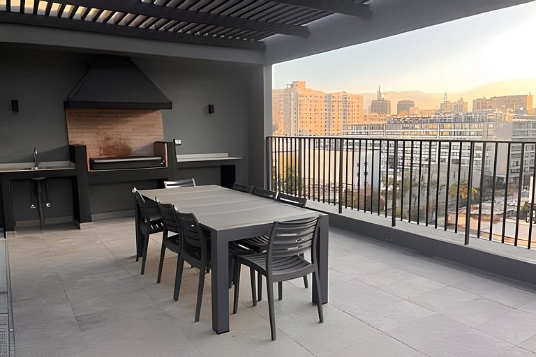 Departamento con excelente conectividad, Santiago Centro.