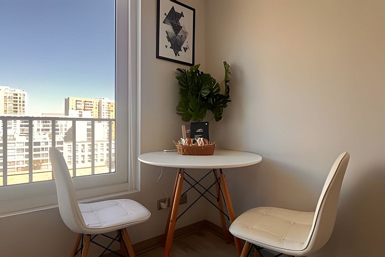 Apartamento com excelente conectividade, Santiago Centro.