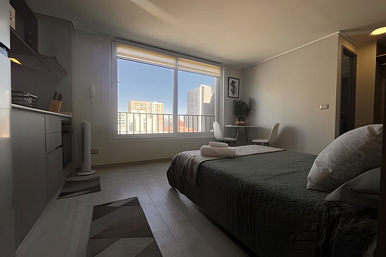 Apartamento com excelente conectividade, Santiago Centro.
