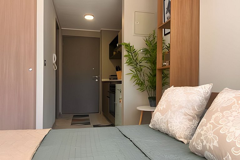 Apartamento com excelente conectividade, Santiago Centro.