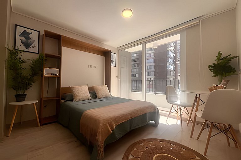 Apartment with excellent connectivity, Santiago Centro.