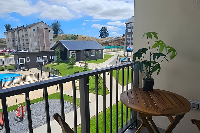 Apartamento com estacionamento em Villarrica.