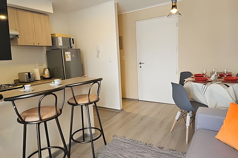 Apartamento confortável com estacionamento e piscina