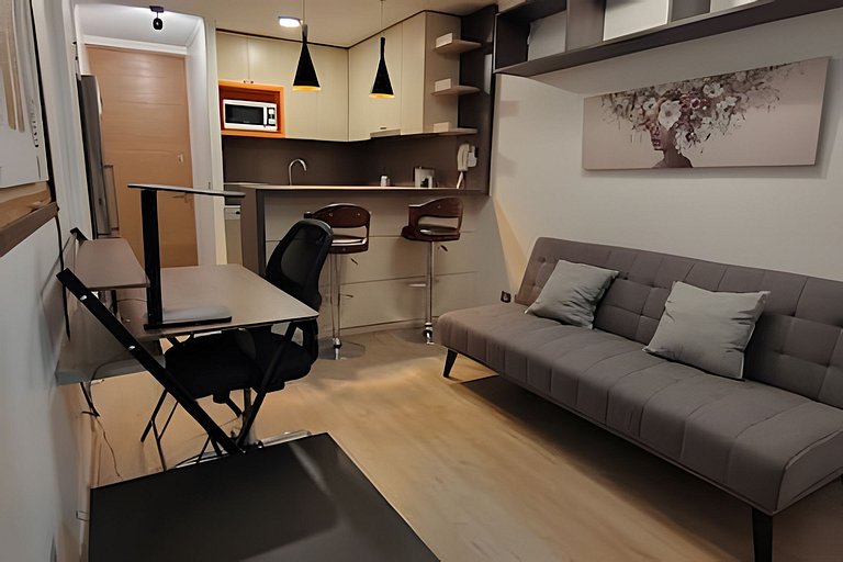 Apartment a few blocks from Plaza de Armas, Santiago Centro.