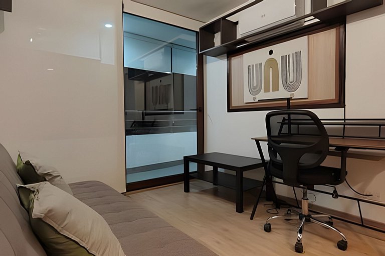 Apartamento a poucos quarteirões da Plaza de Armas, Santiago