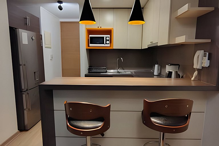 Apartamento a poucos quarteirões da Plaza de Armas, Santiago