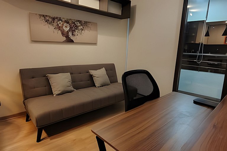 Apartment a few blocks from Plaza de Armas, Santiago Centro.