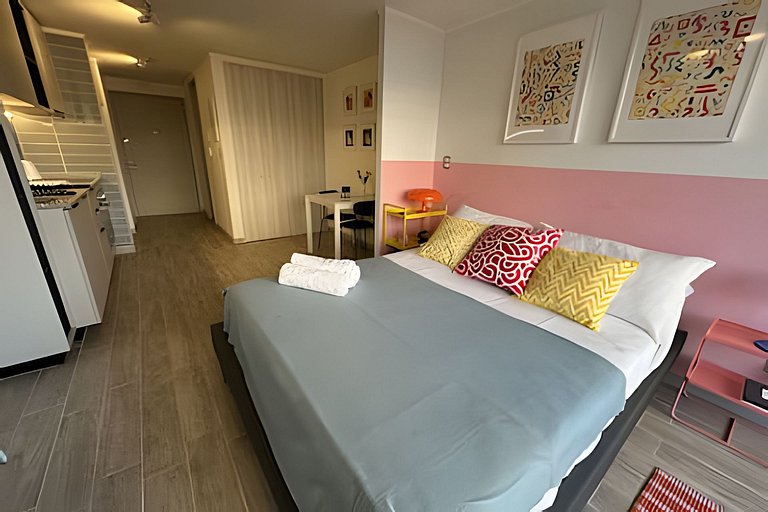 Apartment minutes from Movistar Arena, Santiago Centro.