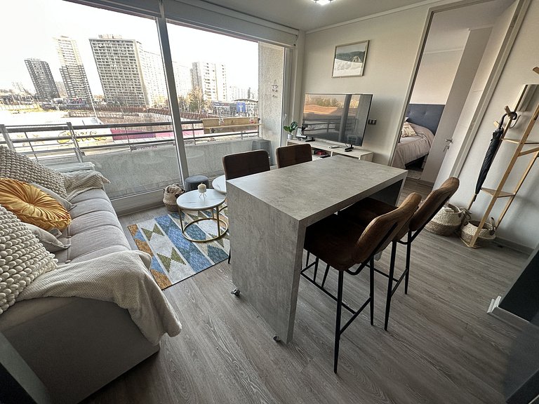 Oceana Suites: Ecos de Luz, Ñuñoa.