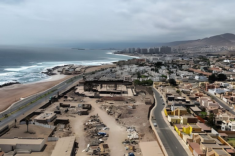 Apartamento amplo e moderno de frente para o mar