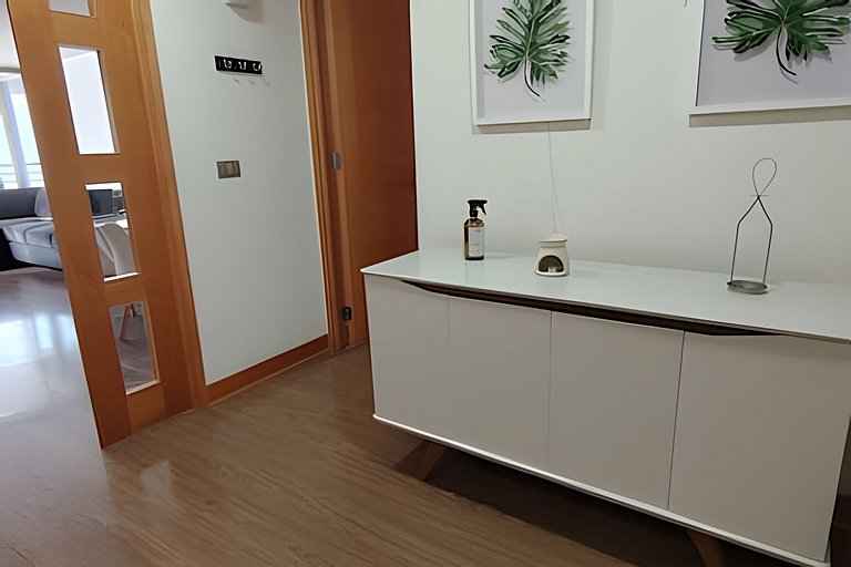 Spacious and modern apartment facing the sea