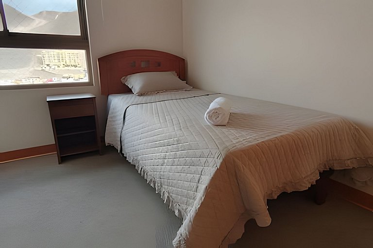 Apartamento amplo e moderno de frente para o mar