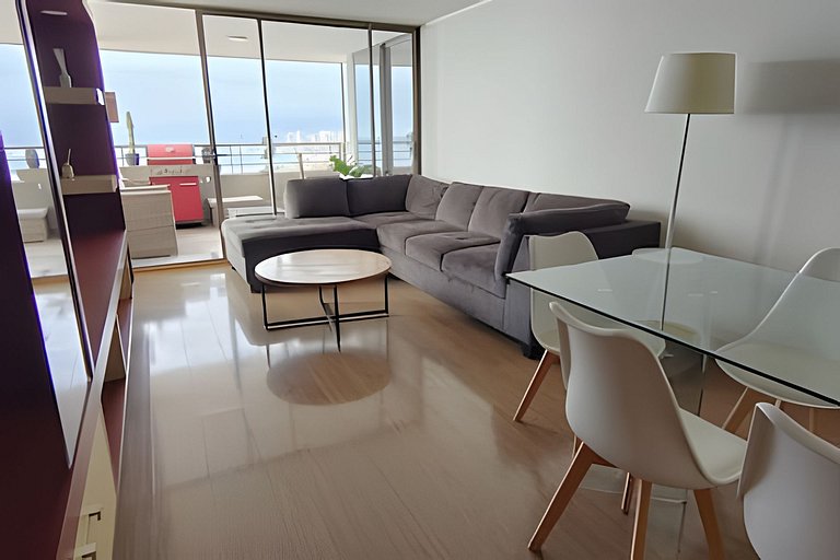 Apartamento de frente para o mar, Playa Brava, Iquique.