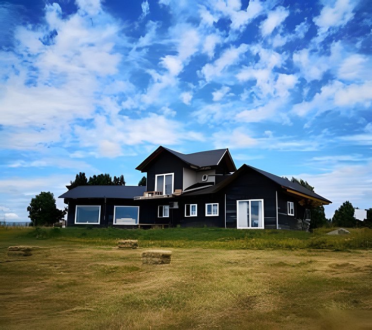 Increíble casa rural con áreas verdes, Puerto Varas.