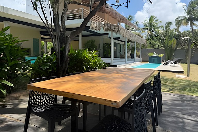 Wonderful house with a pool and green areas in Tibau do Sul