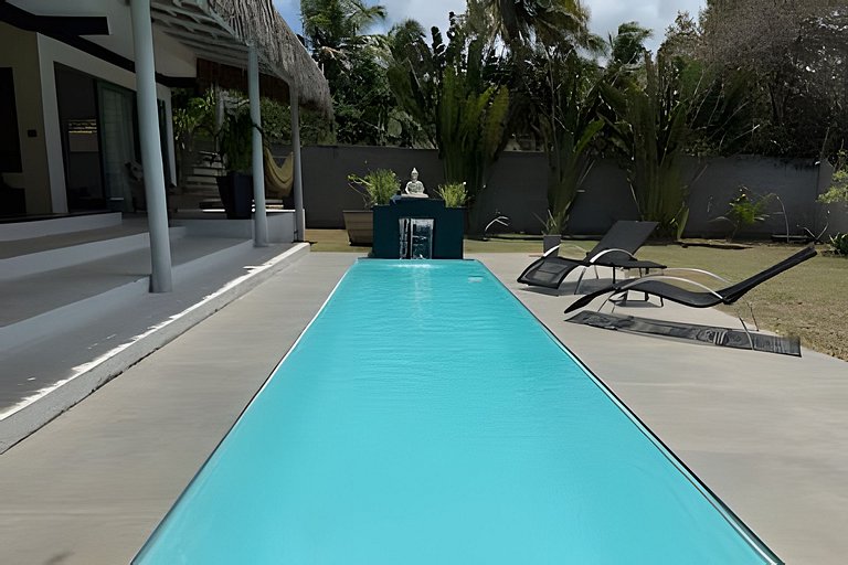 Wonderful house with a pool and green areas in Tibau do Sul