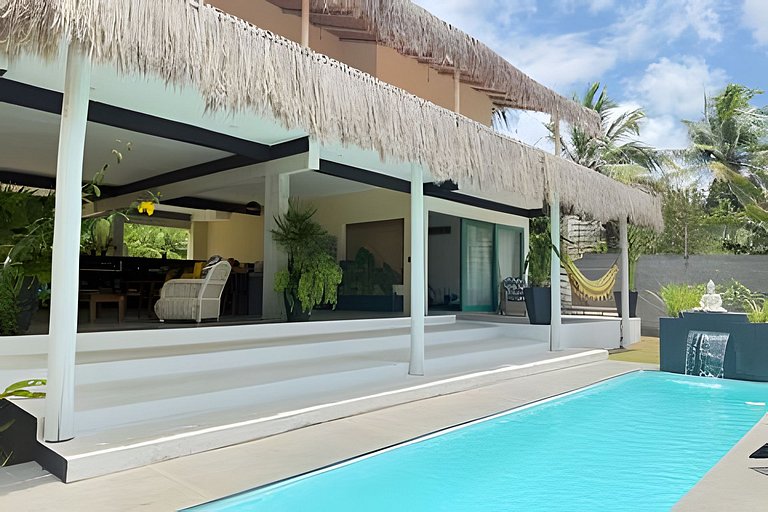 Wonderful house with a pool and green areas in Tibau do Sul