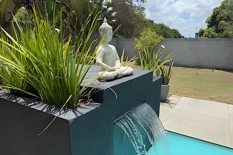 Wonderful house with a pool and green areas in Tibau do Sul