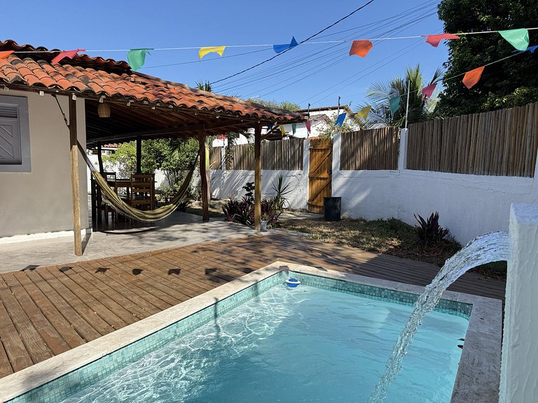 Casa com piscina em ambiente natural, Pipa.