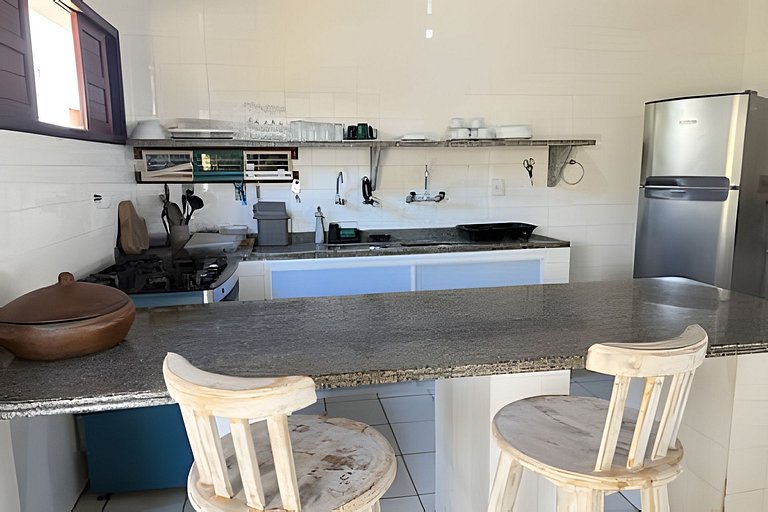 Casa com piscina e churrasqueira em Tibau do Sul.