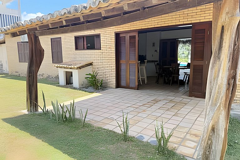 Casa Tropical com Piscina Privativa em Tibau