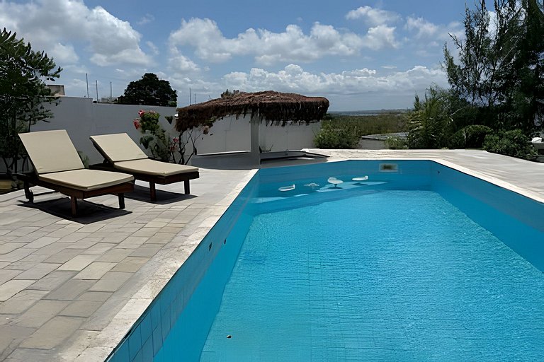 Casa Tropical com Piscina Privativa em Tibau