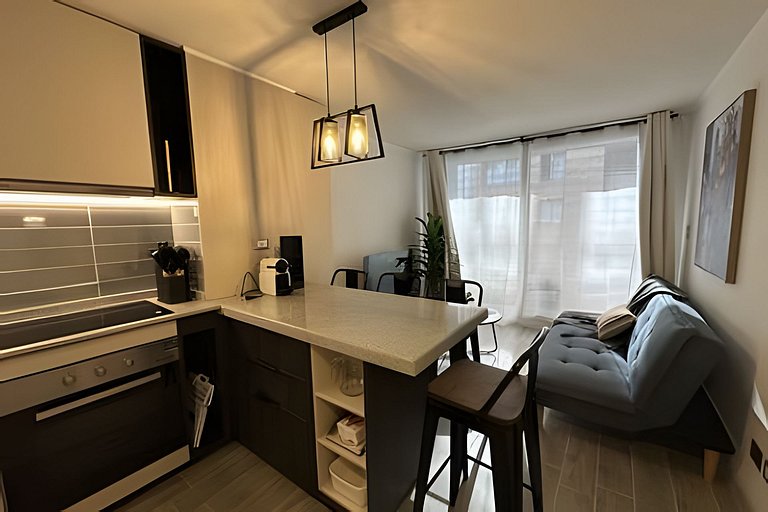Oceana Suites: departamento cerca del Parque O'Higgins