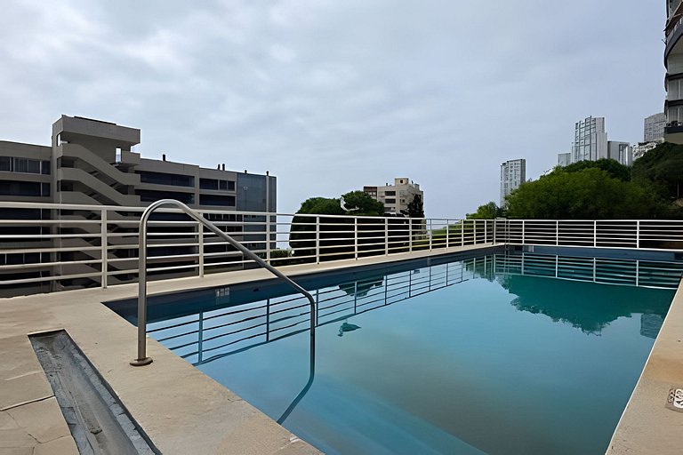 Departamento con vista al mar, frente a Playa Cochoa.