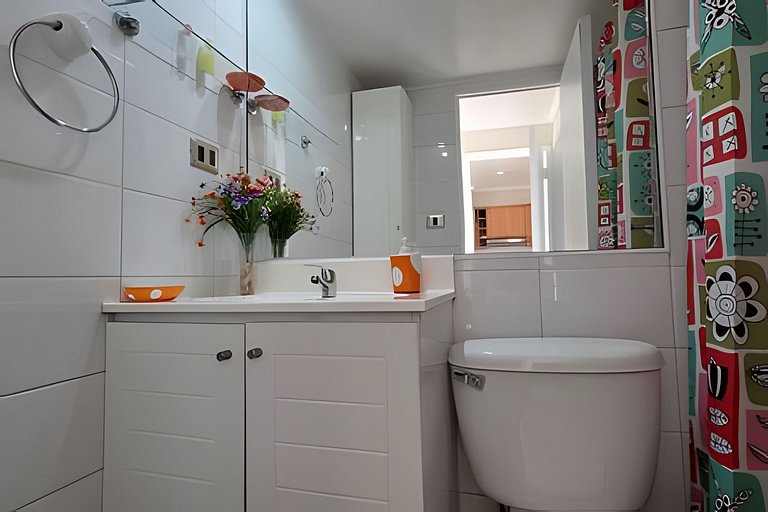 Apartamento Euromarina de frente para a Praia de Reñaca