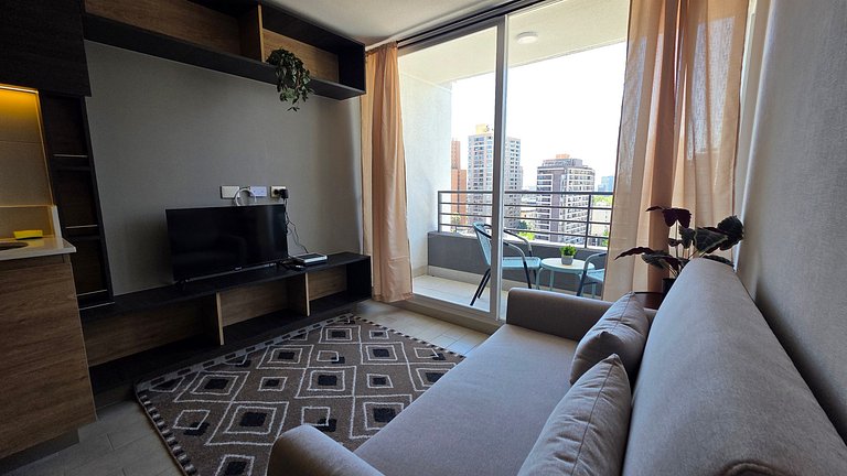 Incrível apartamento no Centro de Santiago.
