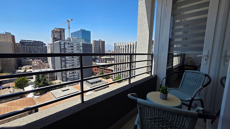 Incrível apartamento no Centro de Santiago.