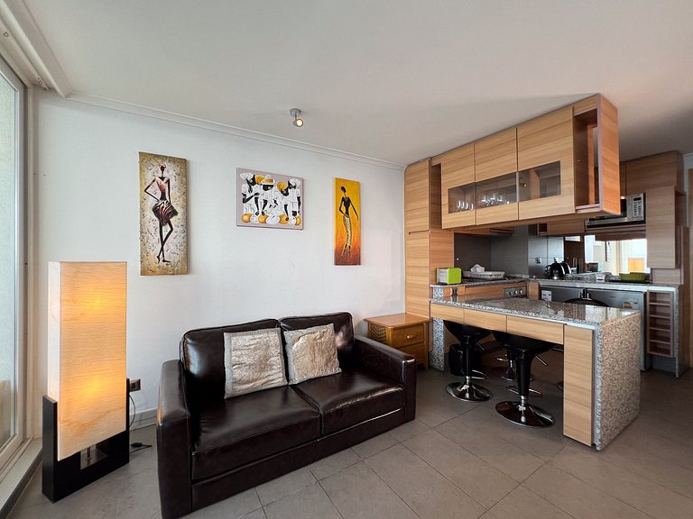 Apartment with ocean view in Costa de Montemar.