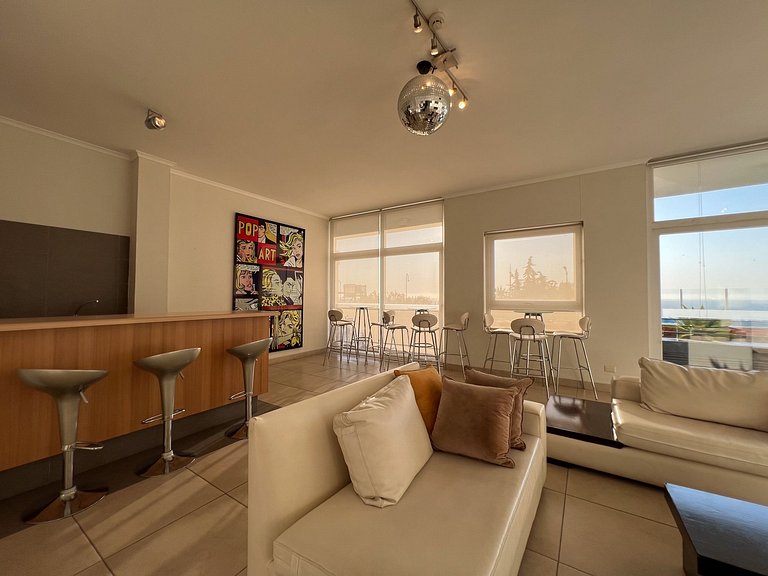 Apartment with ocean view in Costa de Montemar.