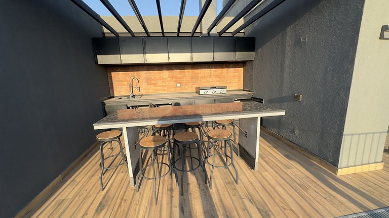 Incrível apartamento com excelente conectividade, Santiago C