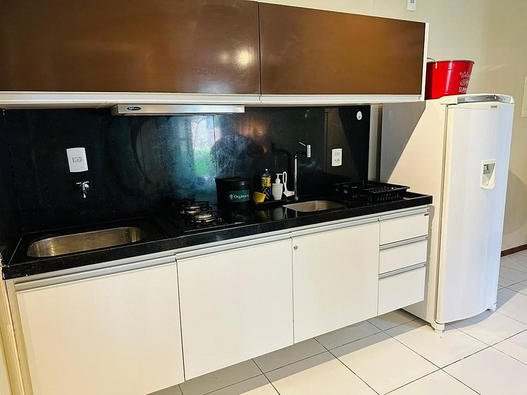 Apartamento con increíbles piscinas, Barra de São Miguel.