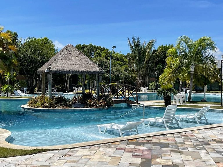 Apartment with incredible pools, Barra de São Miguel.