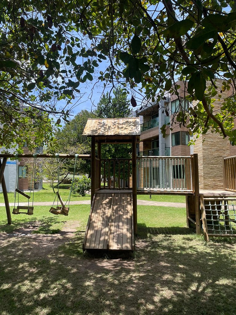 Apartamento com piscinas incríveis, Barra de São Miguel.